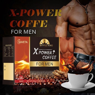 跨境爆款 男士能量黑咖啡人參牡蠣滋補(bǔ)速溶黑咖啡 Energy coffee
